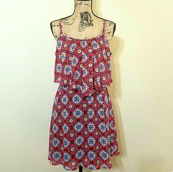 Xhilaration Dresses & Skirts - Xhilaration Layered Summer Dress SzL